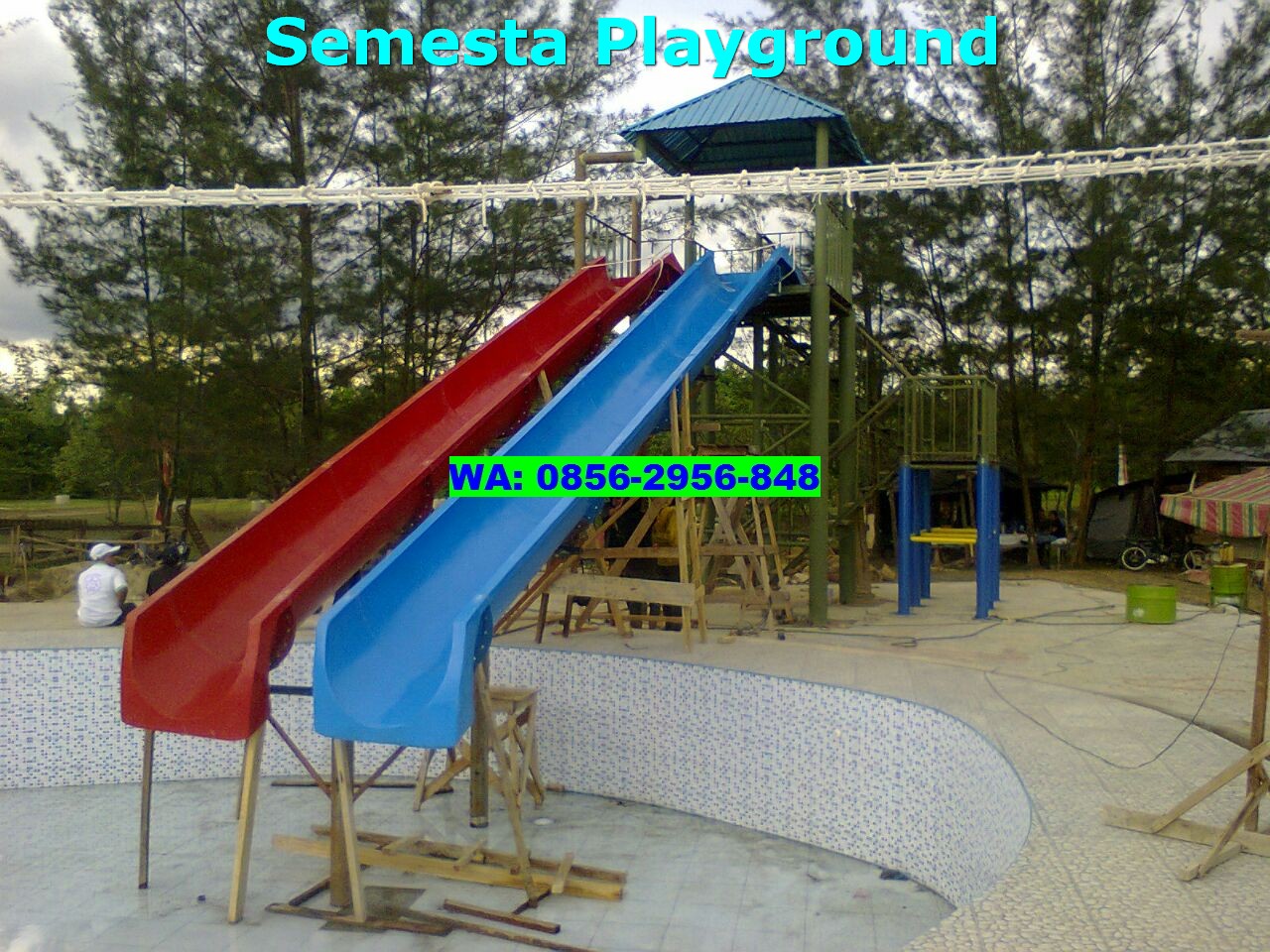 Harga Perosotan Fiber Kolam Renang di Semesta Playground, Dijamin Terjangkau!